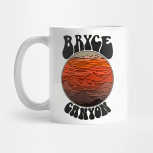 Retro Bryce Canyon Mug